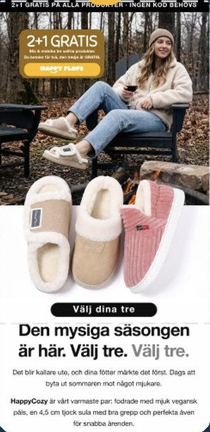 cozy season email, SE version
